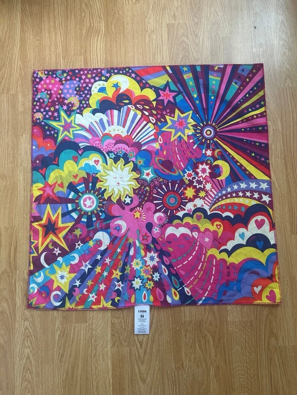 LUSH Twilight Celestial Knot Wrap Reusable Fabric Gift Wrap